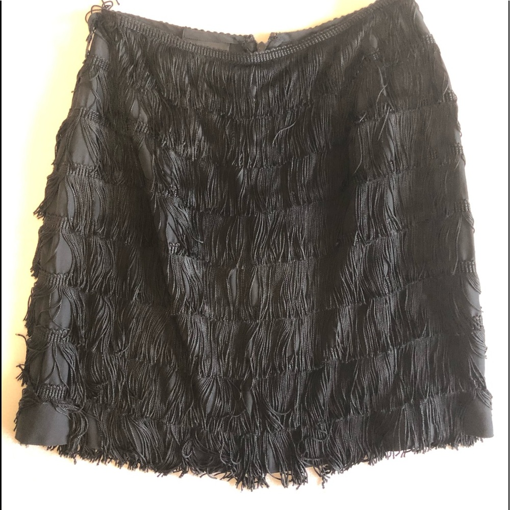 DKNY fringe skirt size8